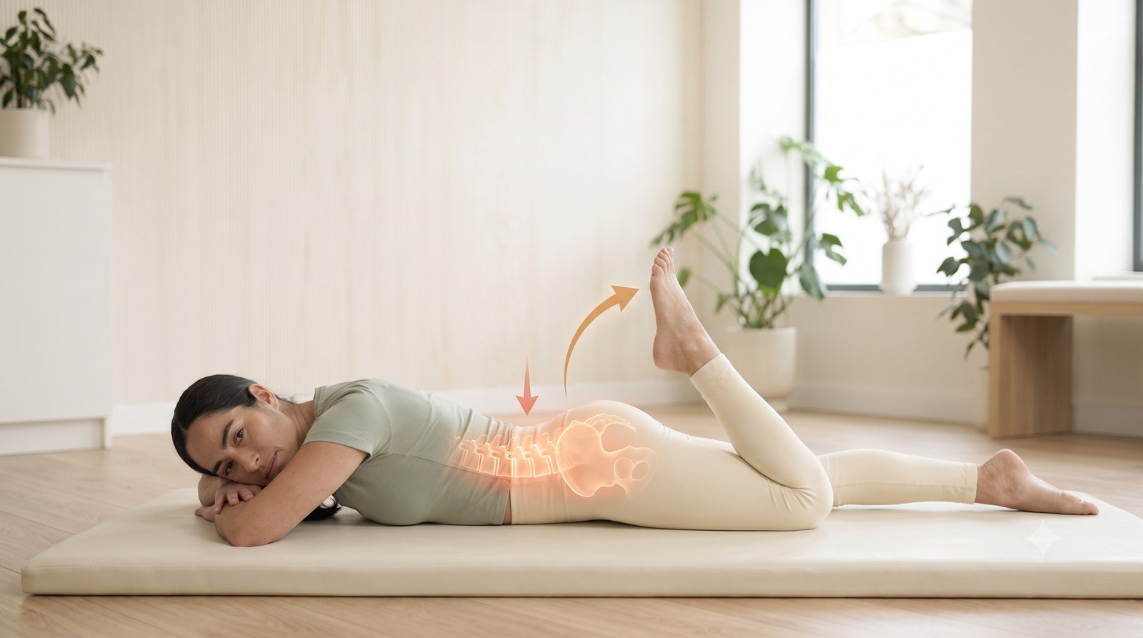 Prone Knee Bend (Face-Down Control)